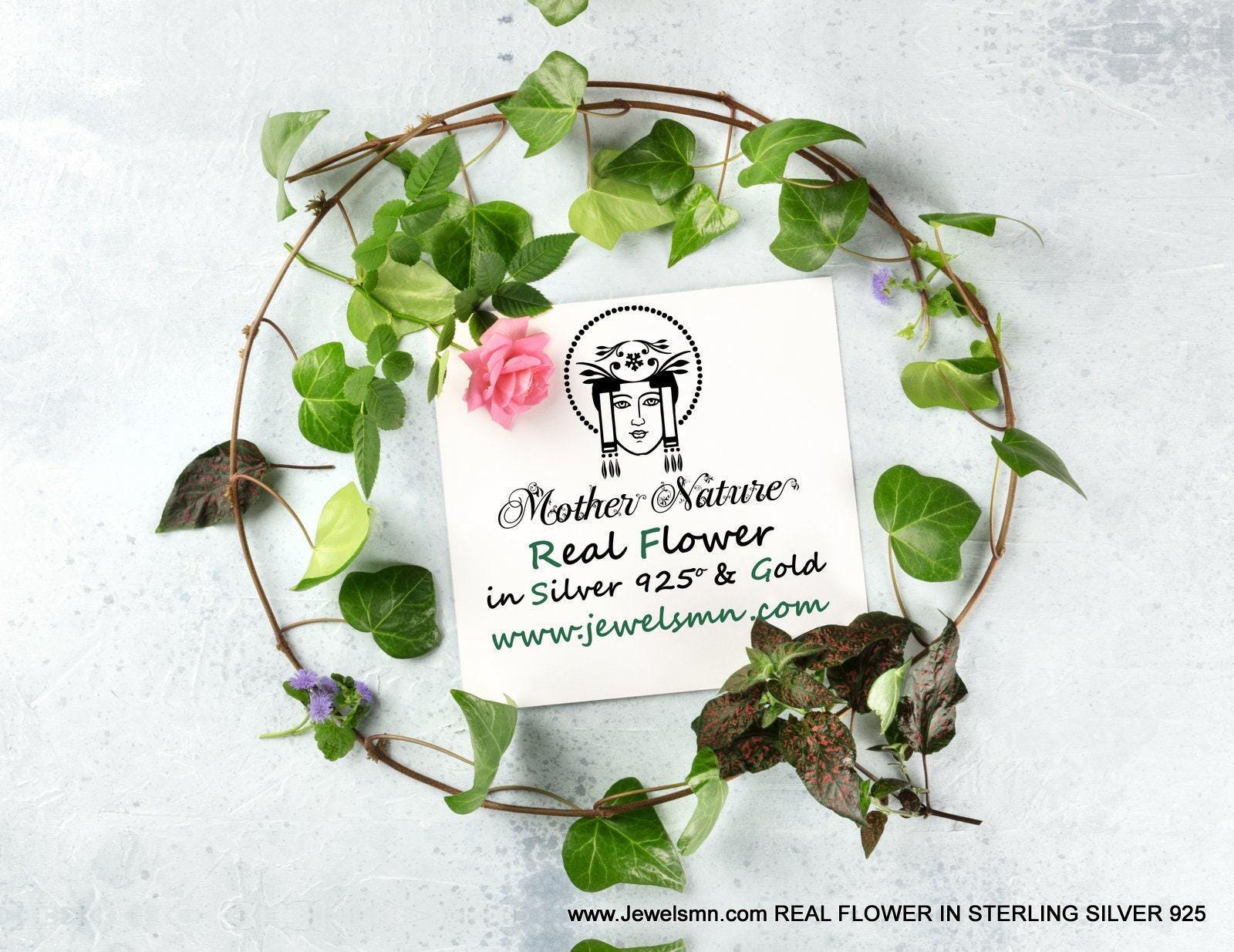 Gold Cypress Ring, 14K Gold-Plated Sterling Silver Band, Leaf Ring, Birthday Gift for Women, Gold and Silver Jewelry, Handmade Gift for Her-4