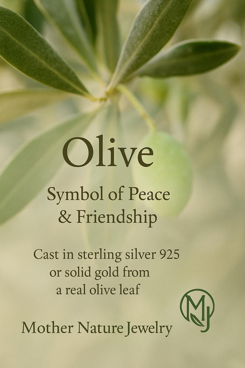Olive Leaf Bracelet: Artisan Crafted Eco Jewelry (Silver, Gold Plated)-2