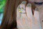 Olive Branch Ring: Nature Inspired - Recycled Silver, Gold or Black-4
