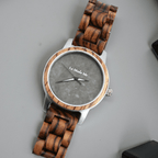 Watch Horizon - Eco-Friendly Walnut Wooden Timepiece-0