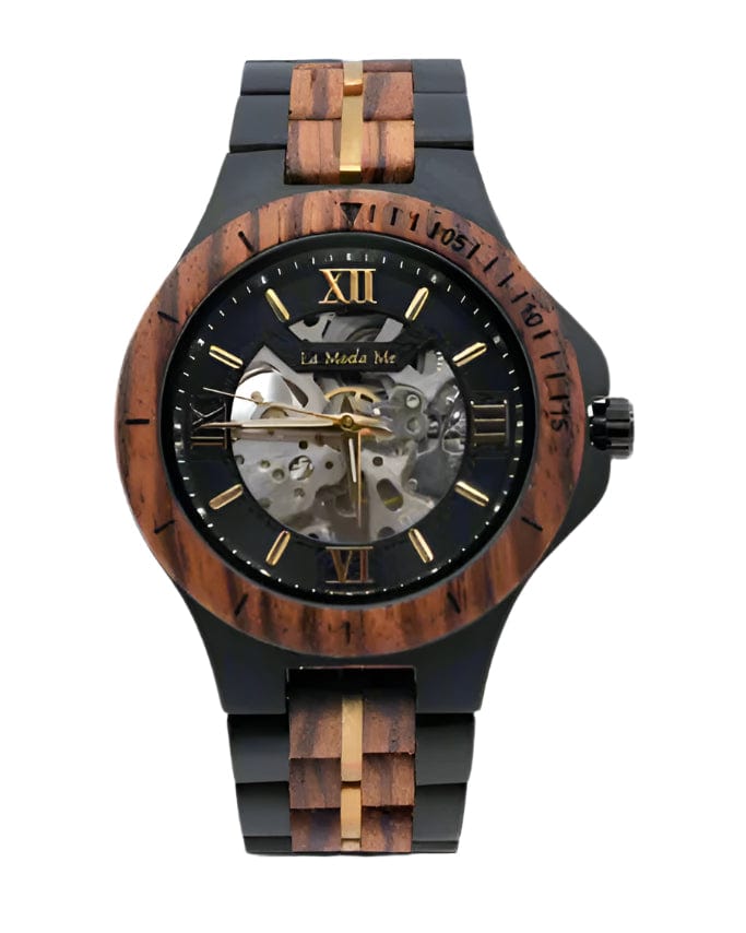 Watch Notterdam Automatic Zebrawood - Eco-Friendly Wooden Watch-2