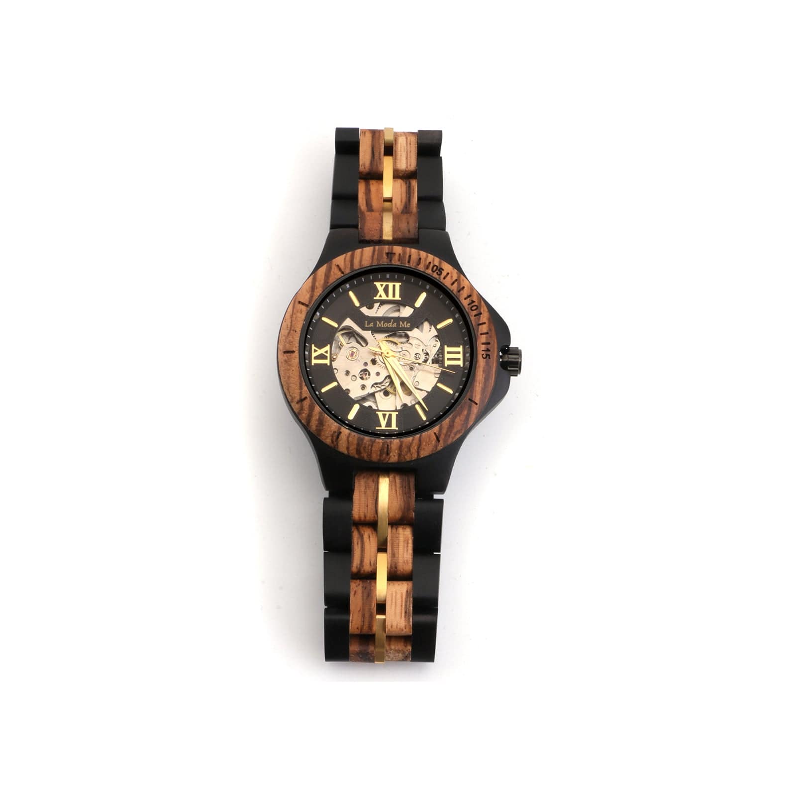 Watch Notterdam Automatic Zebrawood - Eco-Friendly Wooden Watch-4