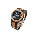 Watch Templer Knight Zebrawood - Eco-Friendly Wooden Timepiece-4