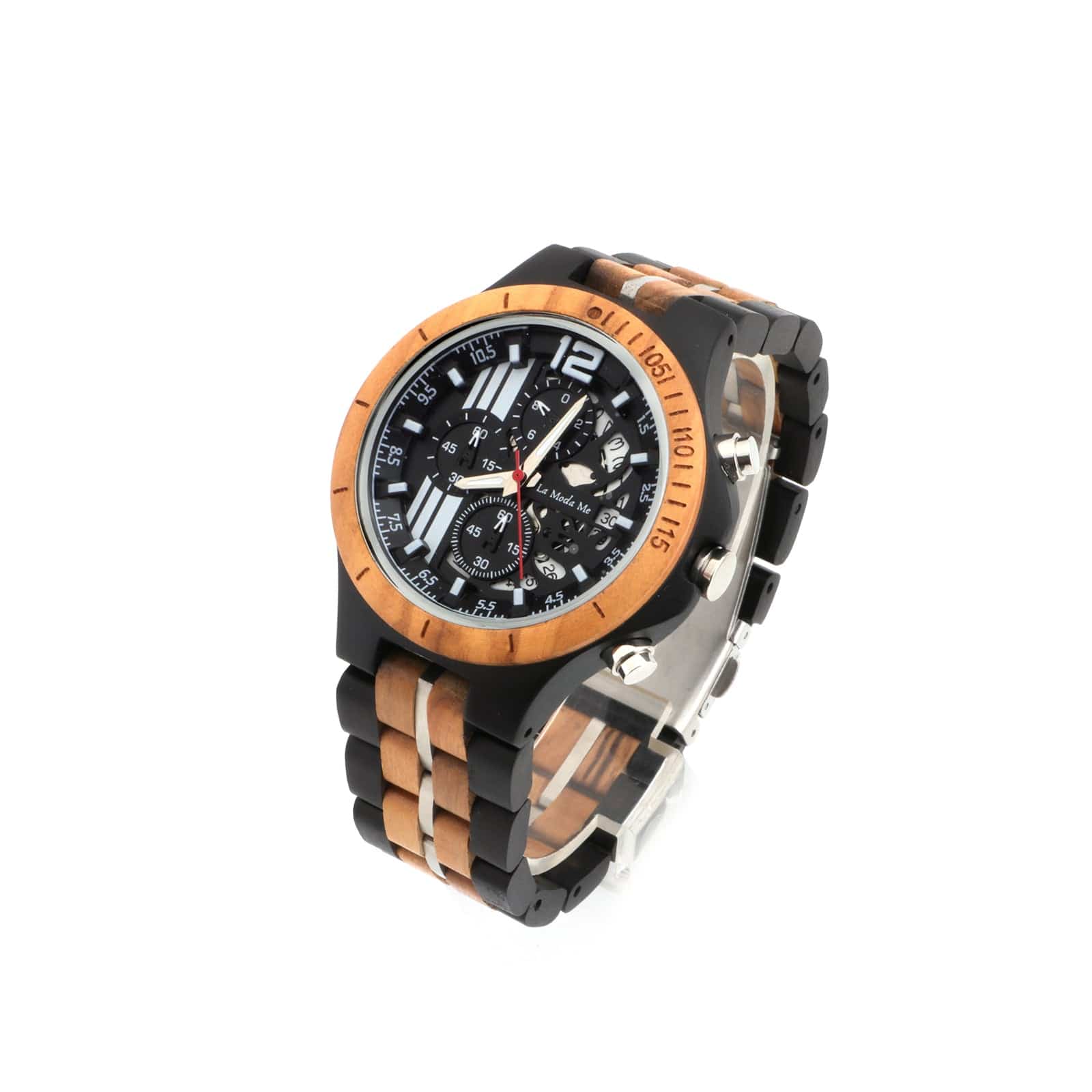 Watch Templer Knight Zebrawood - Eco-Friendly Wooden Timepiece-4